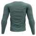 Compressport TRAINING TSHIRT LS Pánske tréningové tričko s dlhým rukávom, zelená, veľkosť