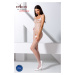 Passion BS071 white - Bodystocking Farba: Biela