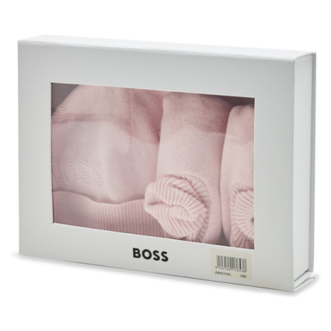 Boss Set čiapka a ponožky J98421 Ružová Hugo Boss