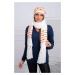 Women's set with scarf Anika K304 ecru + orange