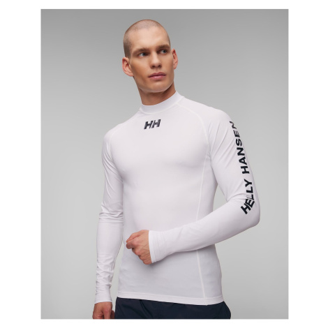 Pánske Biele Termo Tričko S Dlhým Rukávom Helly Hansen Waterwear Rashguard