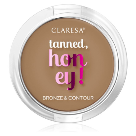 Claresa Tanned, Honey! bronzer a kontúrovací púder odtieň 12 Versatile