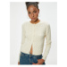 Koton Knitted Hair Knit Textured Buttoned Cardigan