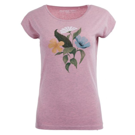 ALPINE PRO GRIDLA Dámske tričko, ružová, veľkosť