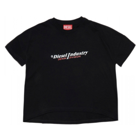 Tričko Diesel Texvalind T-Shirt Čierna
