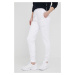 Nohavice Armani Exchange dámske, biela farba, jednofarebné, 8NYPFX YJ68Z NOS