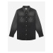 Čierna dámska rifľová košeľa Wrangler Heritage