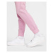 Nike NSW ESSNTL PANT REG FLC MR Dámske tepláky, ružová, veľkosť
