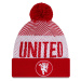 Manchester United detská zimná čiapka Engineered Cuff Red