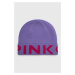 Vlnená čiapka Pinko fialová farba, z tenkej pleteniny, vlnená, 101507.A101