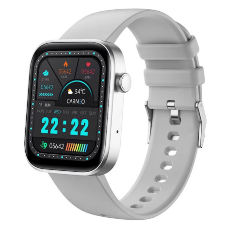 Smart hodinky Carneo Zenith HR+ strieborné