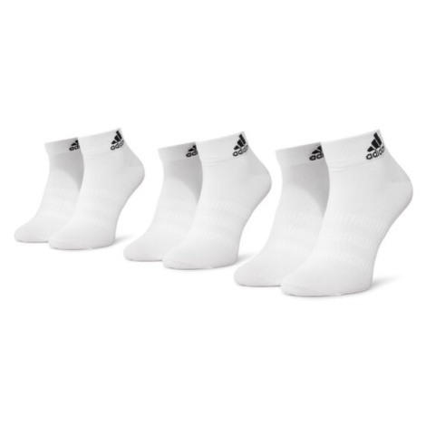 Adidas Súprava 3 párov kotníkových ponožiek unisex Light Ank 3PP DZ9435 Biela