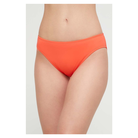 Plavky Lauren Ralph Lauren oranžová farba