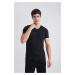 DEFACTO Slim Fit V Neck Short Sleeve Basic Undershirt