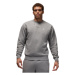 Mikina bez kapucne NIKE M JORDAN BROOKLYN FLC CREW-091 CARBON HEATHER WHITE