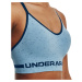 Podprsenka Under Armour Seamless Low Long Htr Bra Blizzard