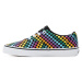 Dámska rekreačná obuv VANS WM Doheny (Rainbow Mini Check) black white