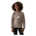 Dievčenská mikina 4F JUNIOR SWEATSHIRT-JAW23TSWSF637-83S-BEIGE