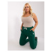 Navy green sweatpants plus size
