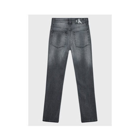 Calvin Klein Jeans Džínsy IB0IB01263 Sivá Slim Fit