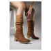 Riccon Ziecno Women's Boots 00123000 Tan Suede