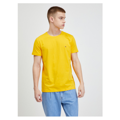 Žluté pánské tričko Tommy Hilfiger