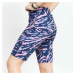 Šortky Urban Classics Ladies Tie Dye Cycling Shorts Navy/ Pink