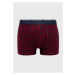 Pánske boxerky John Frank JFB108 burgundy