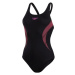 Speedo PLACEMENT MUSCLEBACK Dámske športové plavky, čierna, veľkosť