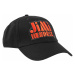šiltovka Jimi Hendrix - Orange Stencil Logo - BLACK - ROCK OFF - JHXCAP01OB