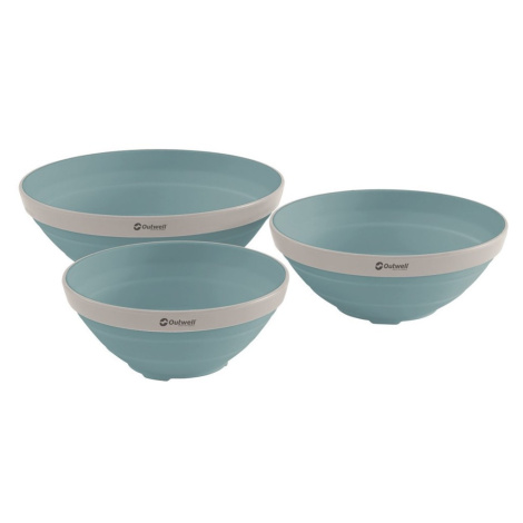 Sada misiek Outwell Collaps Bowl Set Farba: svetlomodrá