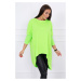 Oversize blouse green neon colors