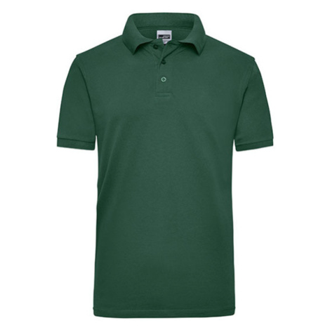 James&amp;Nicholson Pánska polokošeľa JN801 Dark Green