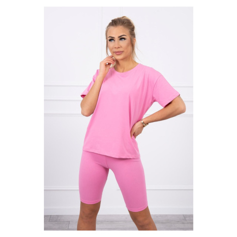 Set of top+leggings light pink