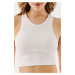 Dámsky top SEAMLESS TOP HALTER RIB