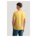 TRIČKO GANT REG SHIELD SS T-SHIRT PARCHMENT YELLOW