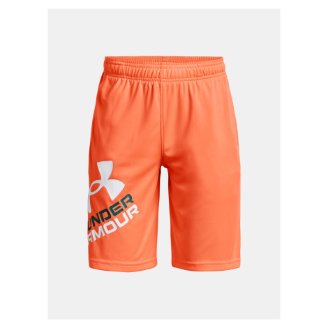 Oranžové športové šortky Under Armour UA Prototype 2.0 Logo Shorts