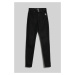 Džínsy Karl Lagerfeld Ikonik Skinny Denim Pants Black Denim