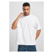 Oversized T-shirt with neckline and neck white