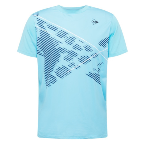 DUNLOP Funkčné tričko 'GAME 1'  námornícka modrá / vodová / strieborná / biela