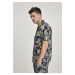 Pánska košeľa s krátkym rukávom URBAN CLASSICS Pattern Resort Shirt hibiscus