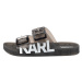 Šľapky Karl Lagerfeld Jelly Strap Double Buckle Sandal Čierna
