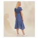 Šaty Odd Molly Perfect Print Dress Modrá