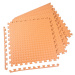 Puzzle podložka Sportago Easy-Lock 60x60x1 cm, 4 ks, oranžová