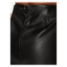 Vero Moda Kožená sukňa Sof 10299436 Čierna Regular Fit