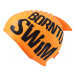 Detská plavecká čiapka borntoswim guppy junior swim cap oranžová