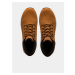 Hnedé pánske kožené členkové zimné topánky HELLY HANSEN