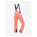 Oranžové dámske lyžiarske nohavice s membránou PTX ALPINE PRE Osaga