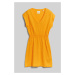 ŠATY GANT LINEN BLEND DRESS MEDAL YELLOW