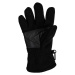 Lewro NARINDER Detské flísové rukavice, čierna, veľkosť